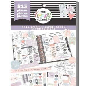 me & my BIG ideas. The Happy Planner Free Spirit Stickers 813 pieces/30 sheets